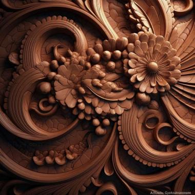Patterns and decorations stl fractals 2 3d model
